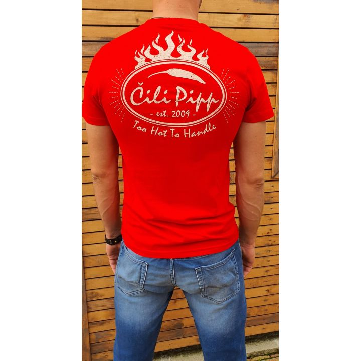 Majica Čili Pipp rdeča - zadaj