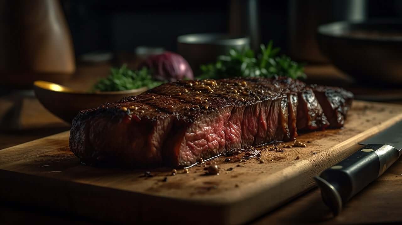 Rib eye steak