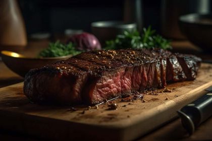 Rib eye steak
